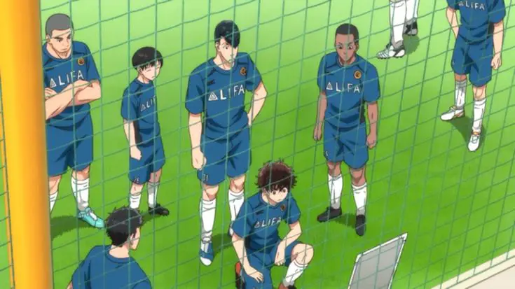 Lapangan sepak bola dalam anime Ao Ashi