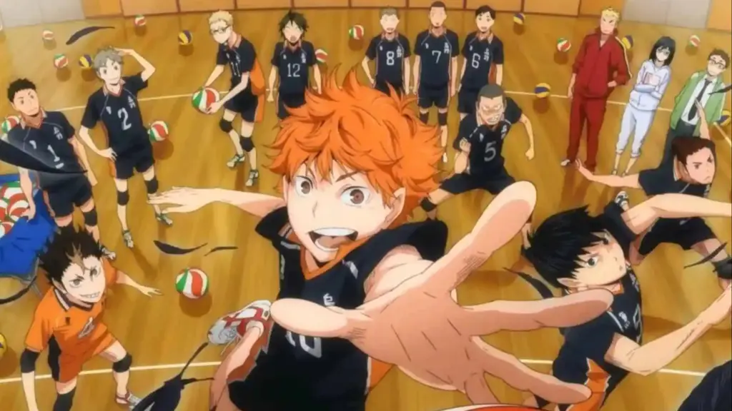 Pertandingan voli Haikyuu!!