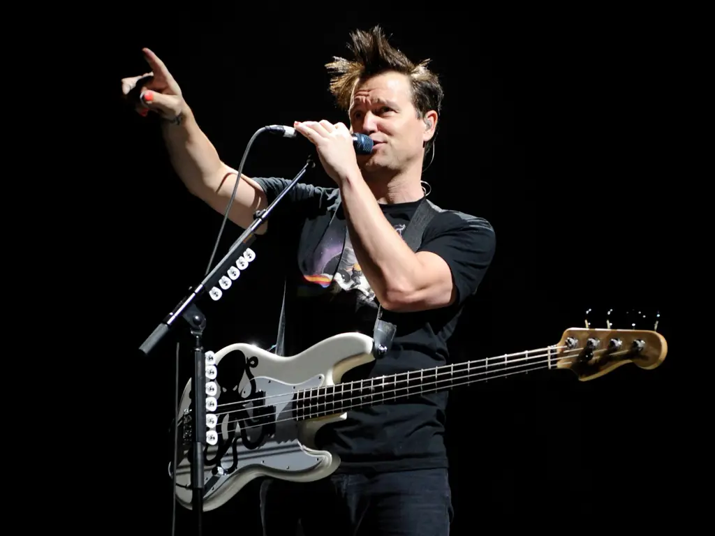 Penonton konser Blink 182 di area general admission