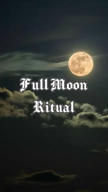 Ritual bulan purnama dalam witchcraft