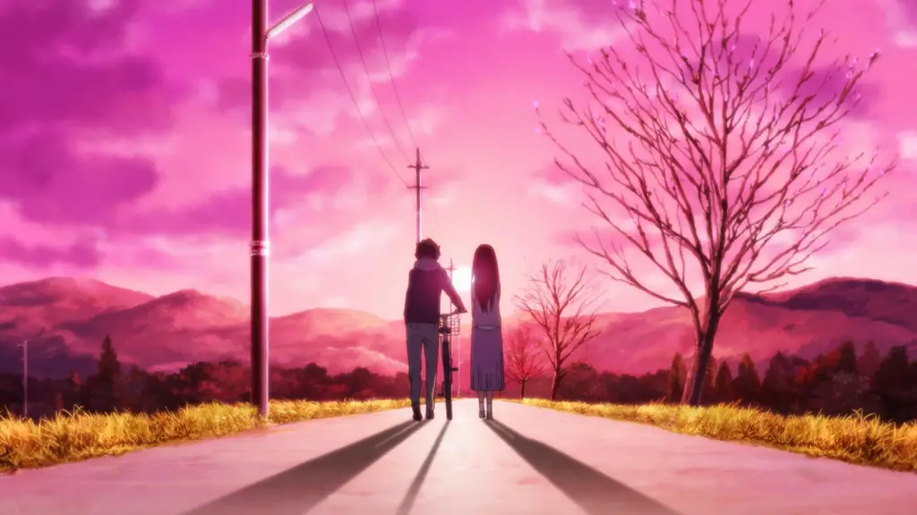 Pemandangan romantis dalam anime