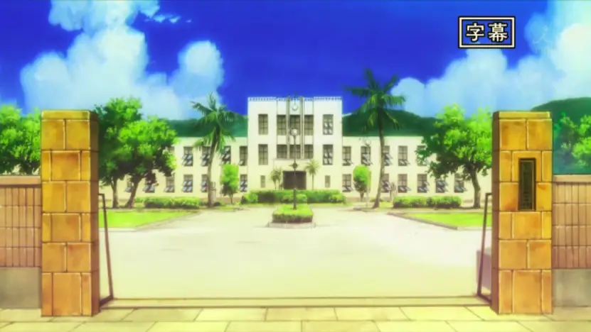 Setting sekolah di anime berandalan