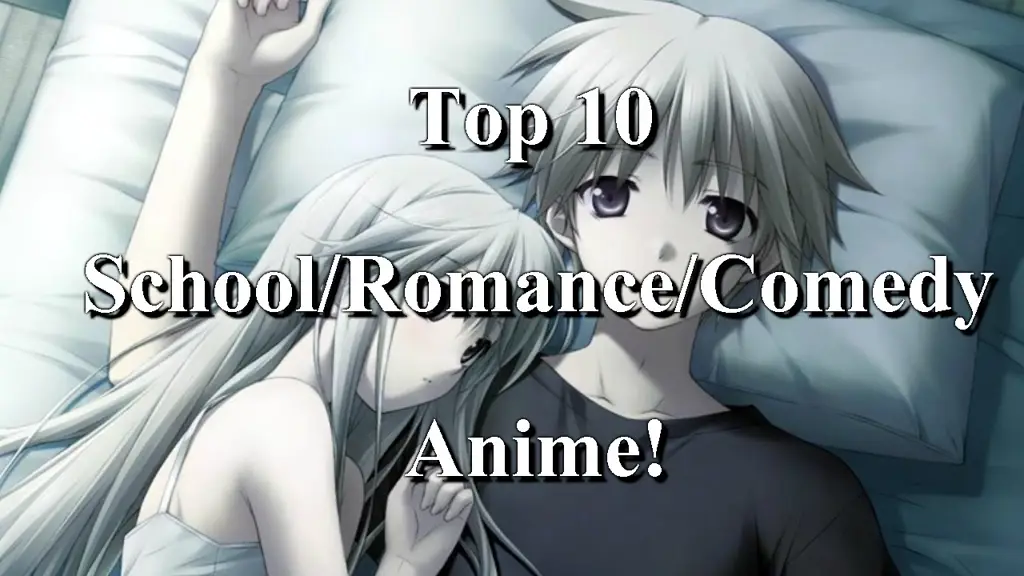 Ilustrasi anime berlatar sekolah dengan tema komedi romantis