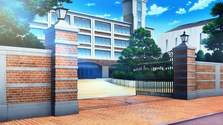 Gambar setting sekolah anime yang menarik