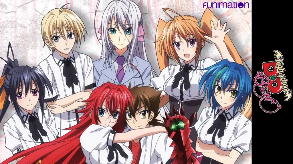 Suasana seru dan penuh aksi dari High School DxD Adegan menarik dari anime High School DxD