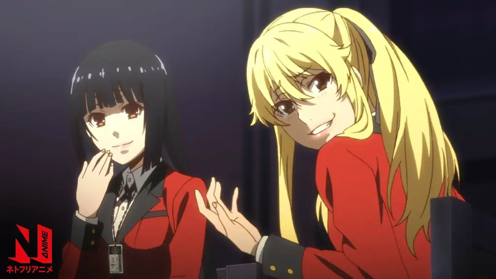 Adegan menegangkan dari anime Kakegurui