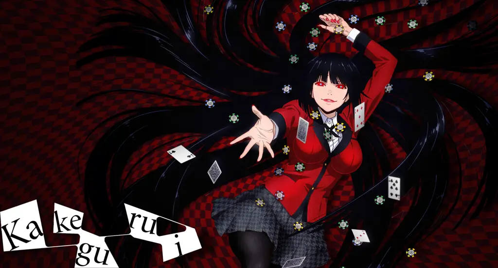 Adegan menegangkan dari anime Kakegurui