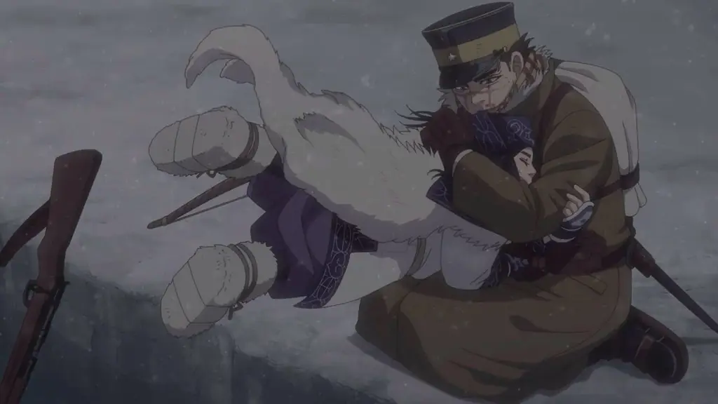 Sugimoto dan Asirpa dalam Golden Kamuy Season 4