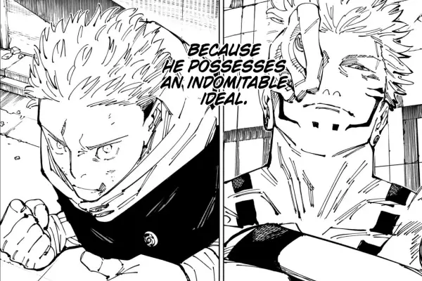 Gambar Sukuna dalam Jujutsu Kaisen chapter 249