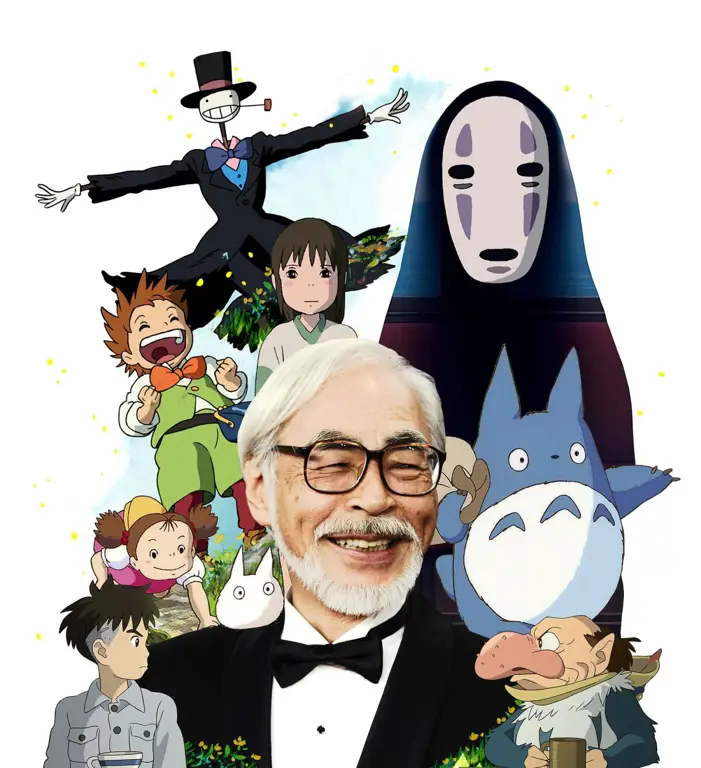 Foto Hayao Miyazaki, sutradara Howl's Moving Castle