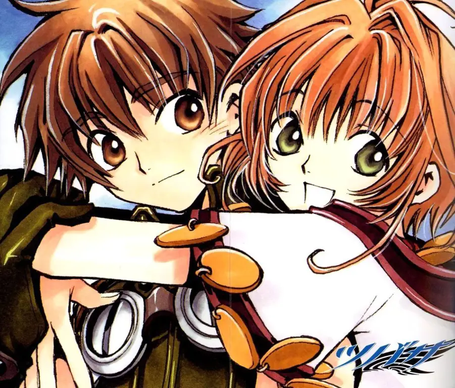 Gambar Syaoran dan Sakura dari Tsubasa Reservoir Chronicle