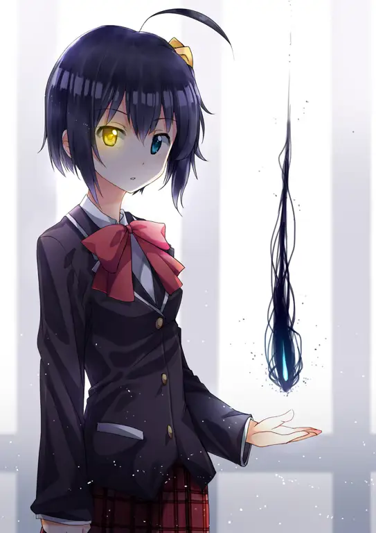 Gambar Takanashi Rikka dari anime Chuunibyou demo Koi ga Shitai!