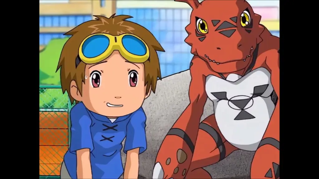 Takato dan Guilmon, karakter utama Digimon Tamers