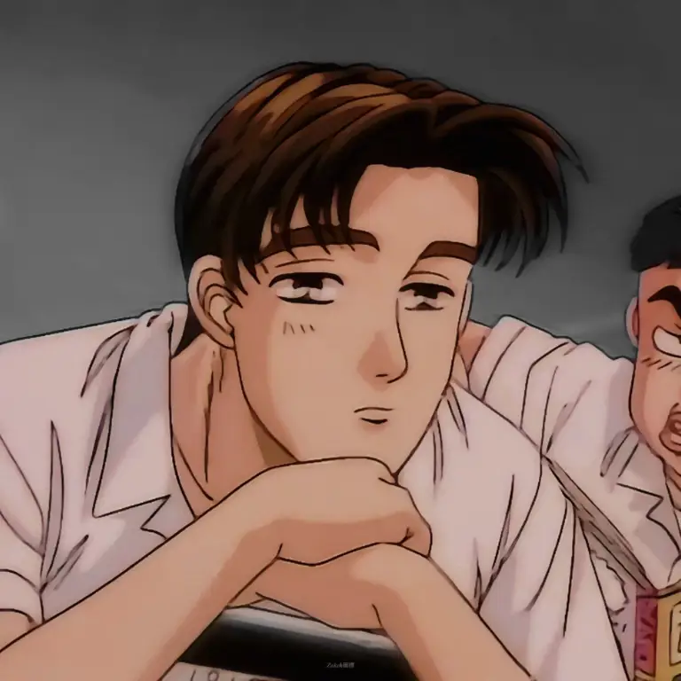 Gambar Takumi Fujiwara, tokoh utama Initial D