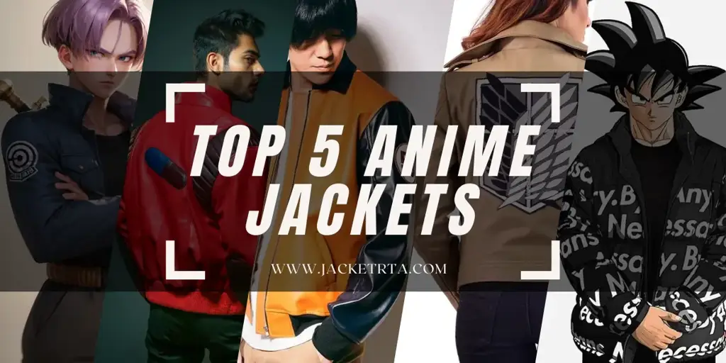 Pria mengenakan jaket anime stylish