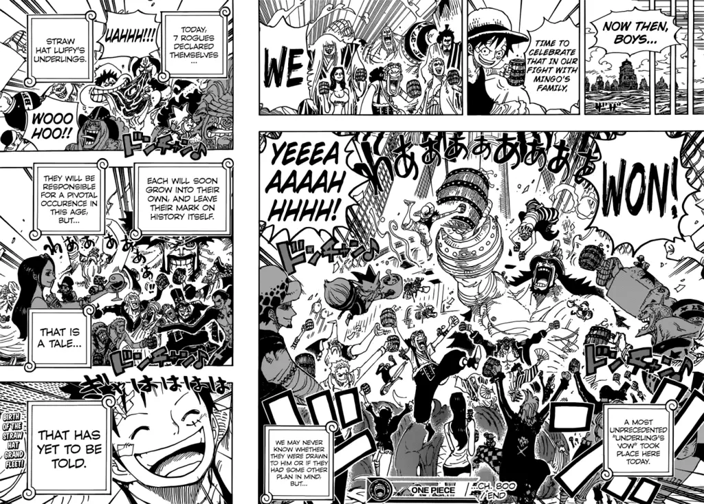 Reaksi penggemar terhadap One Piece Chapter 800