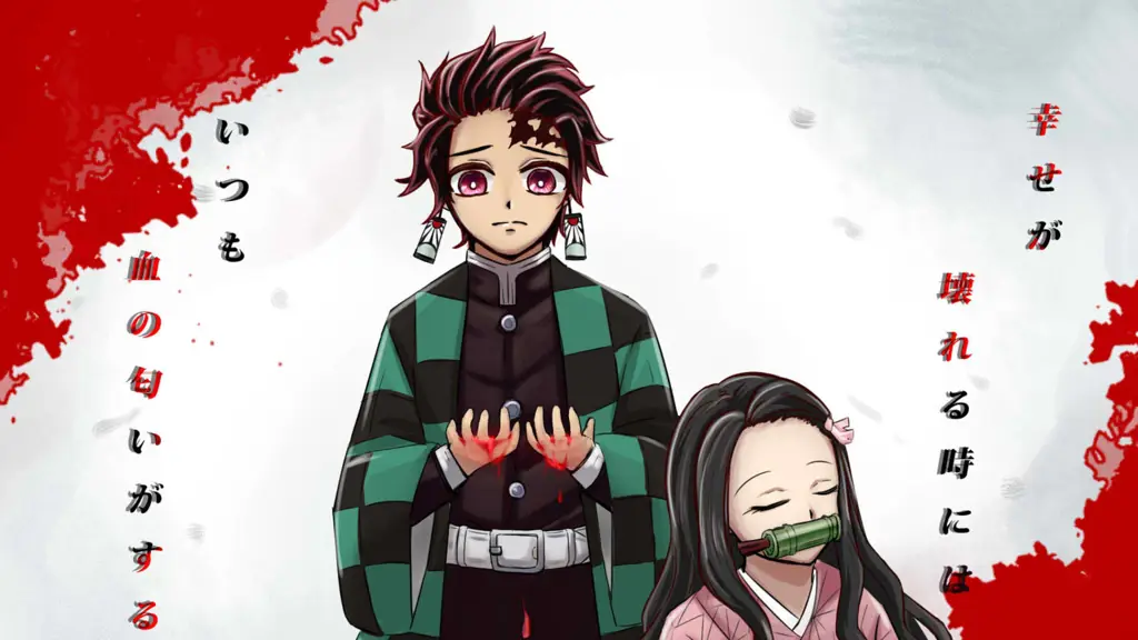 Gambar Tanjiro dan Nezuko