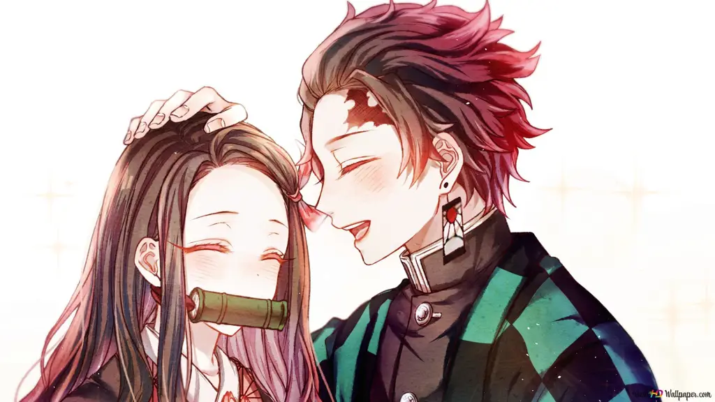 Gambar Tanjiro dan Nezuko dalam Demon Slayer season 2