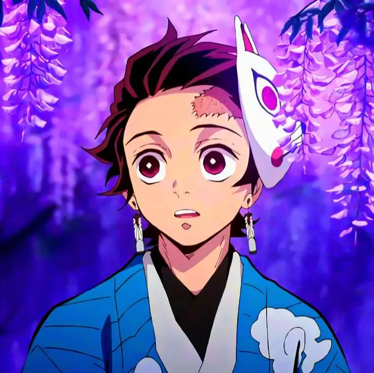 Tanjiro Kamado beraksi Tanjiro Kamado dari Demon Slayer