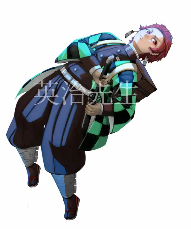 Tanjiro Kamado dalam film Kimetsu no Yaiba: Mugen Train Tanjiro Kamado dalam film Kimetsu no Yaiba: Mugen Train