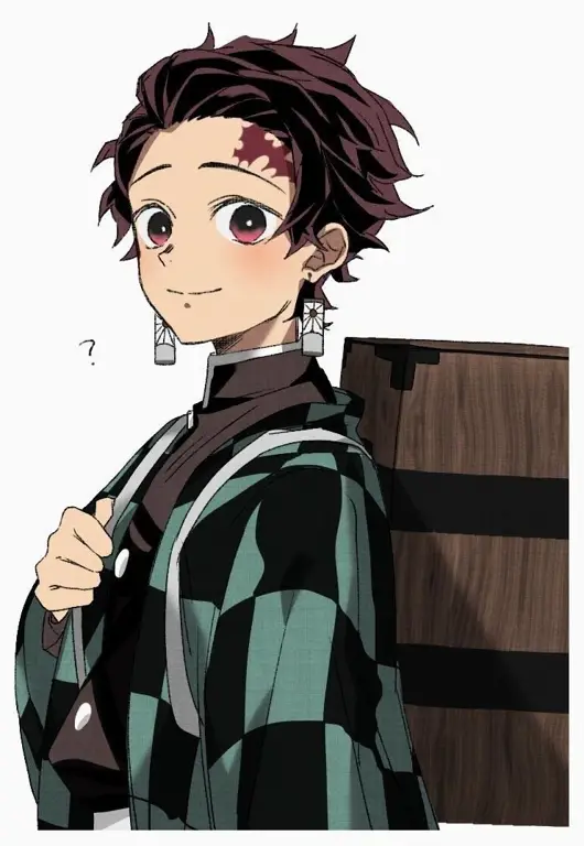 Gambar Tanjiro Kamado, karakter utama Kimetsu no Yaiba