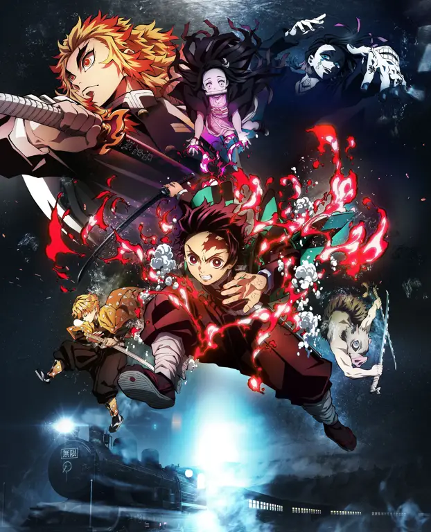 Karakter-karakter utama dalam film Kimetsu no Yaiba: Mugen Train