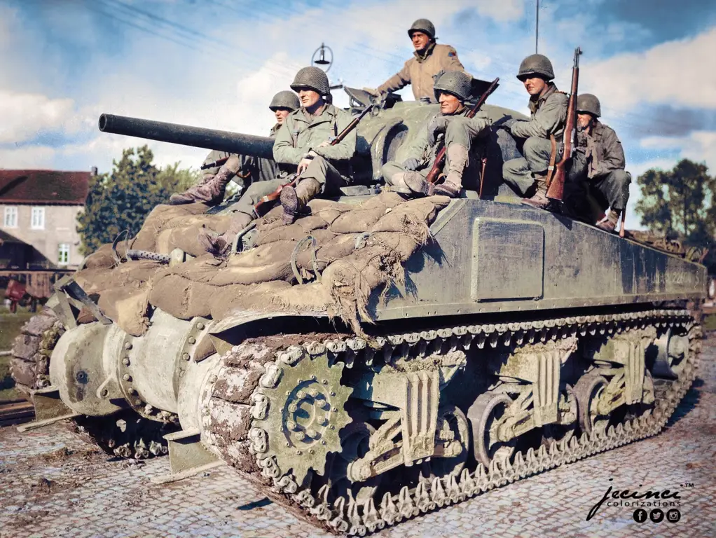 Tank Sherman M4A2 dalam Perang Dunia II