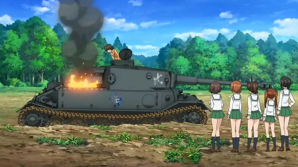 Berbagai macam tank yang digunakan dalam Girls und Panzer