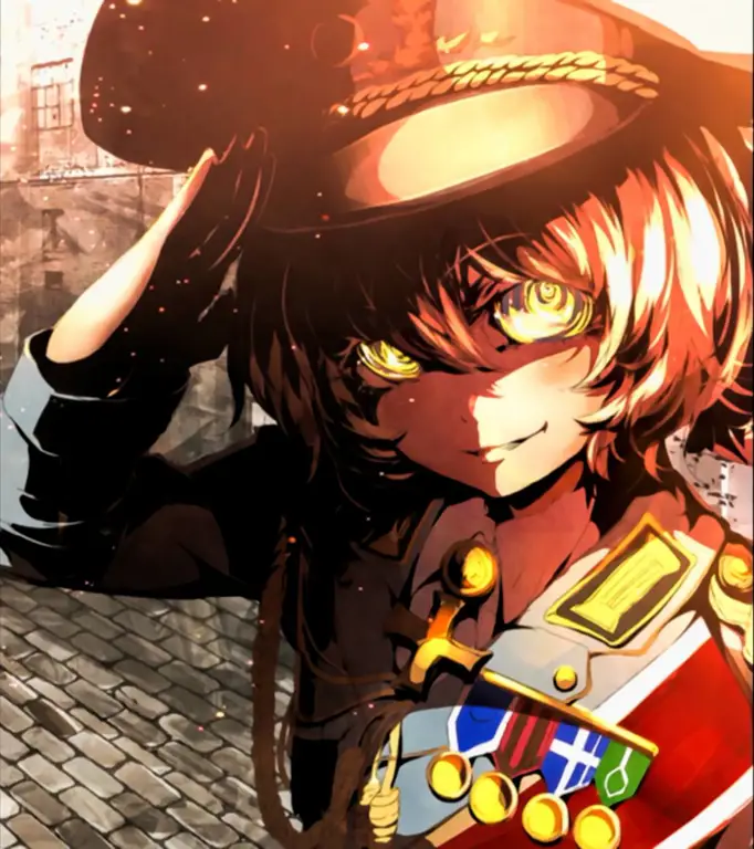 Ilustrasi Tanya Degurechaff dalam Youjo Senki