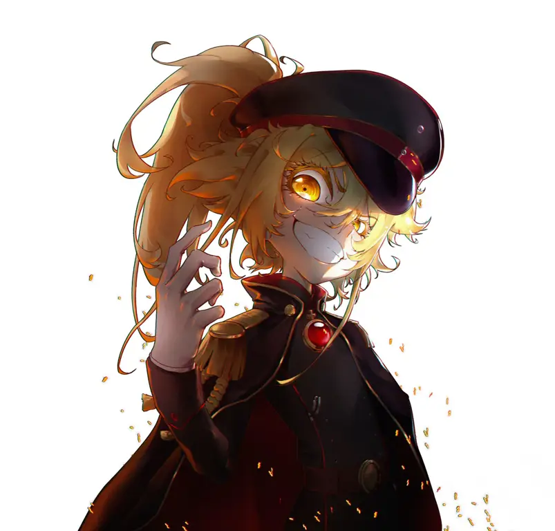 Tanya Degurechaff dalam anime Youjo Senki