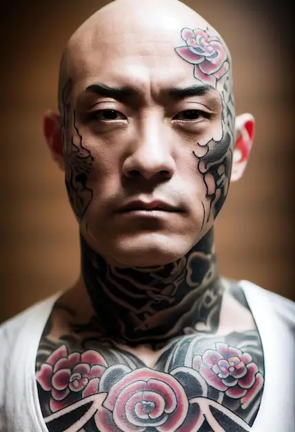 Gambar tato yakuza khas Jepang