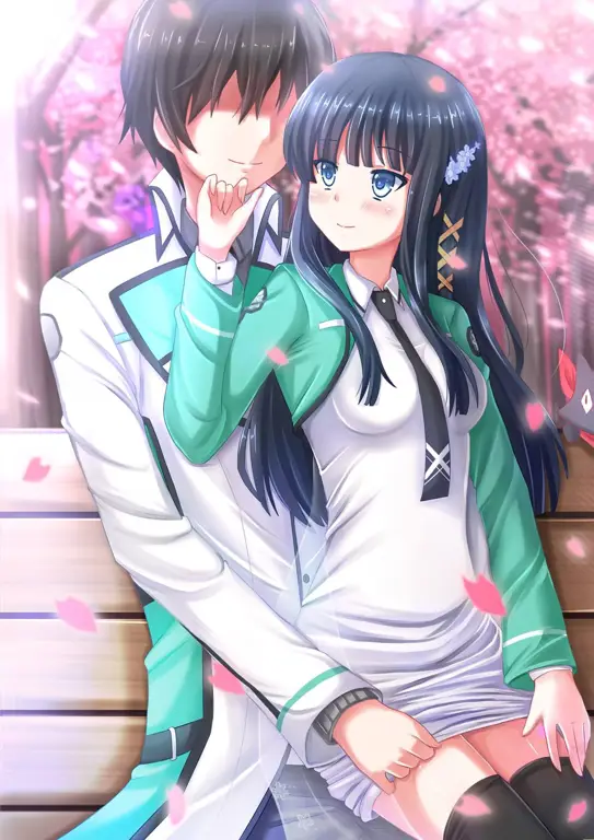 Gambar Tatsuya dan Miyuki Shiba dari Mahouka