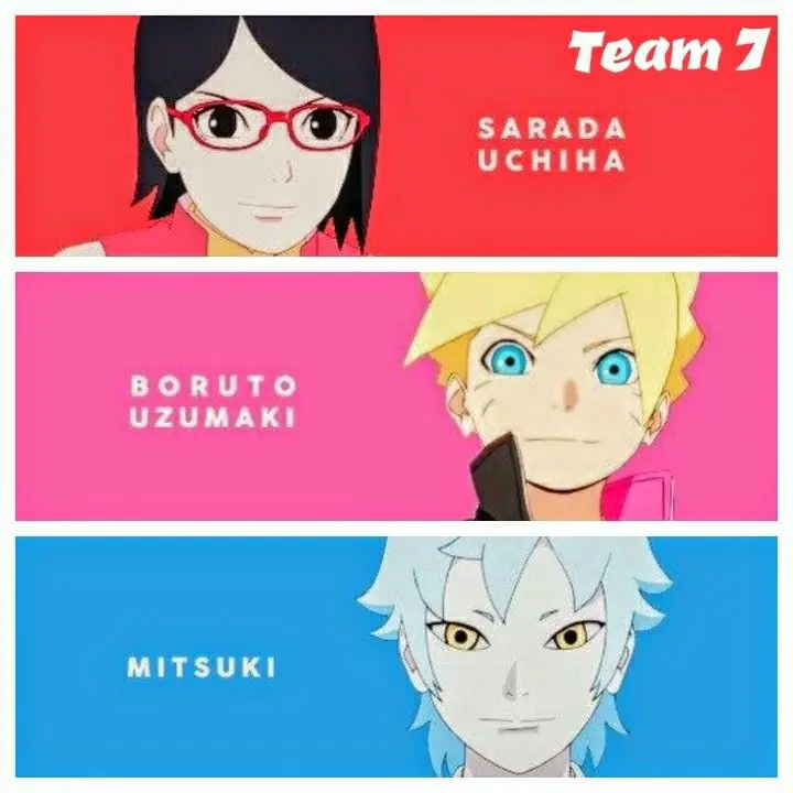 Gambar Team 7 Boruto