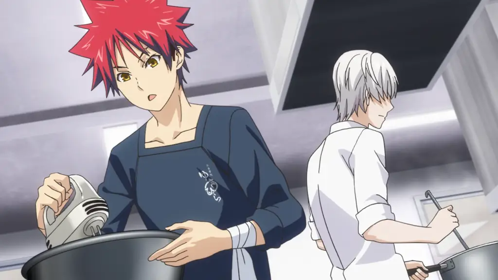 Adegan memasak yang spektakuler di Shokugeki no Soma season 3