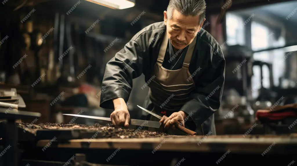 Proses Pembuatan Pedang Samurai