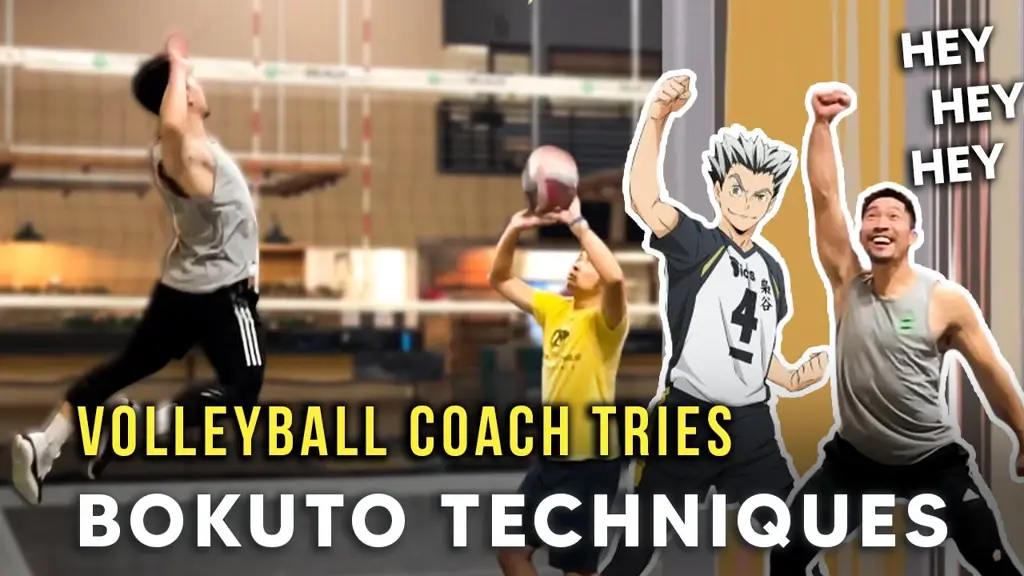 Berbagai teknik voli yang ditampilkan di Haikyuu!!