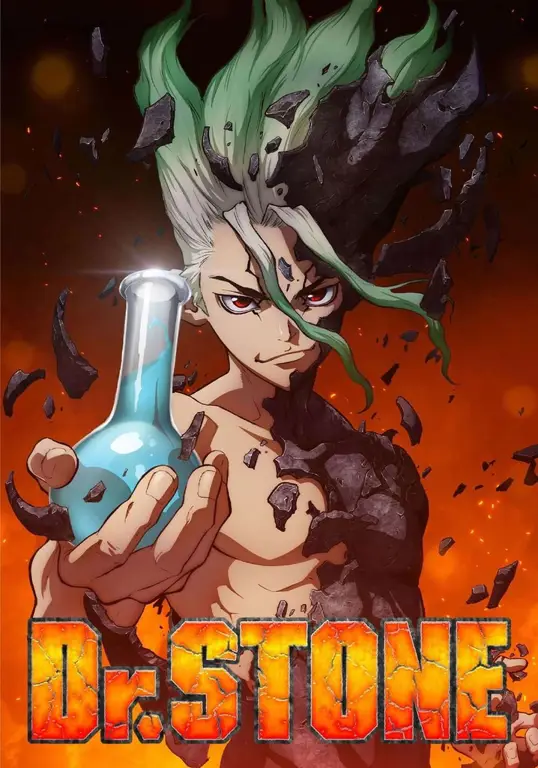 Gambar alat-alat ilmiah di Dr. Stone Season 3