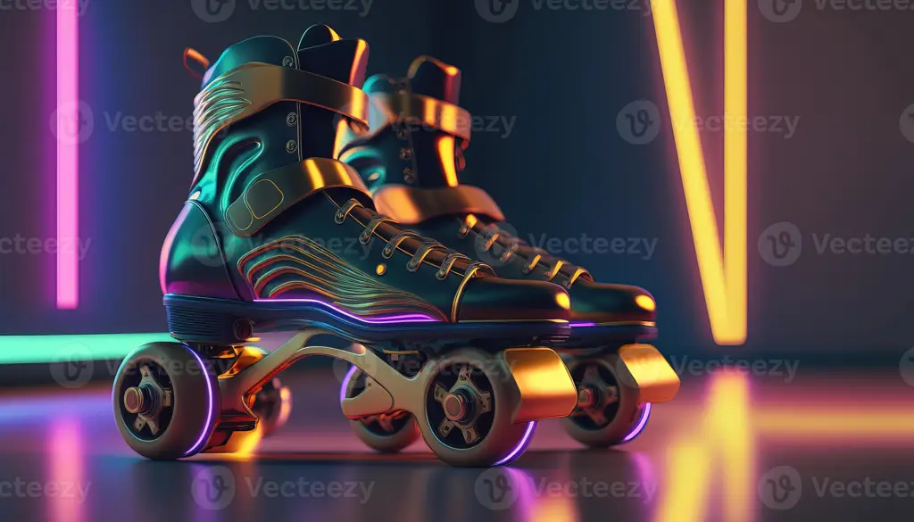 Sepatu roda futuristik dalam anime