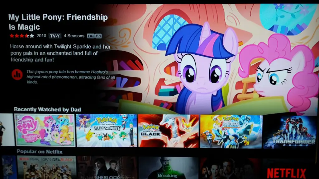 Gambar yang menunjukkan berbagai platform streaming legal untuk My Little Pony