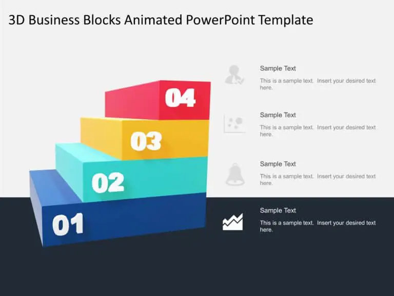 Contoh template PowerPoint animasi 3D gratis