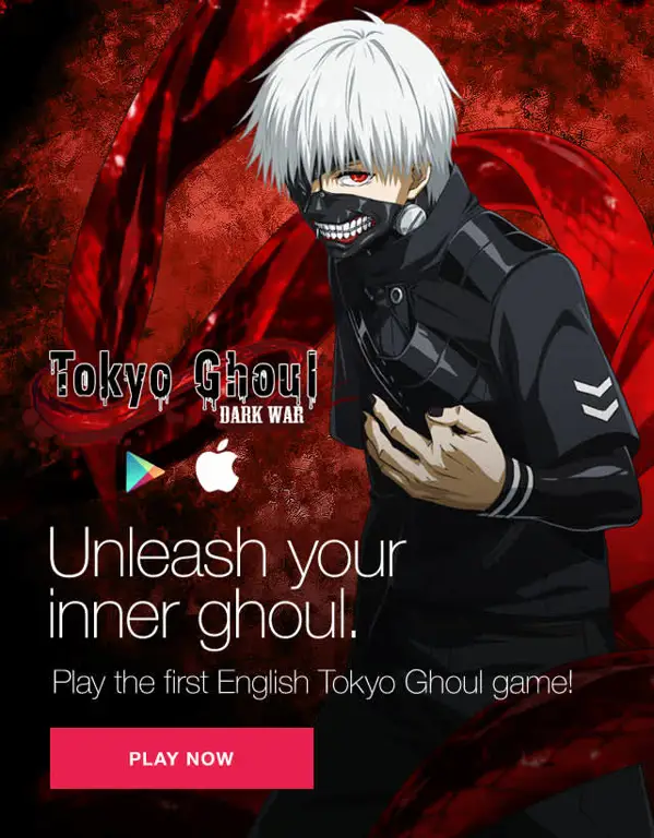 Perbandingan layanan streaming anime untuk Tokyo Ghoul