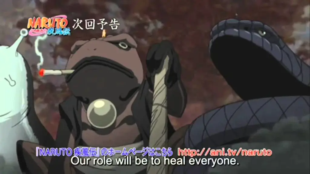 Poster episode 374 Naruto subtitle Indonesia