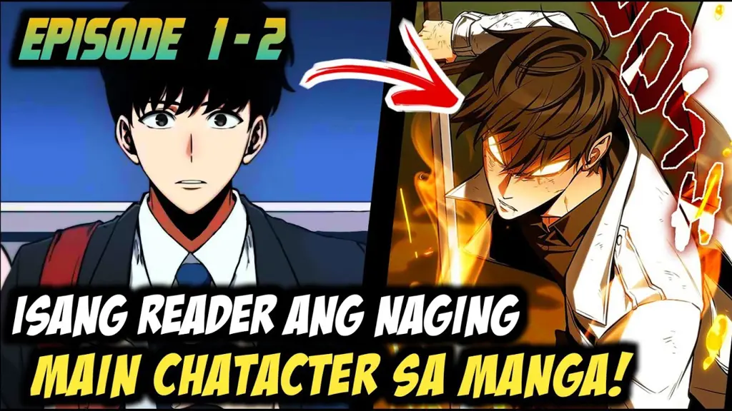 Gambar thumbnail video review manhwa di youtube