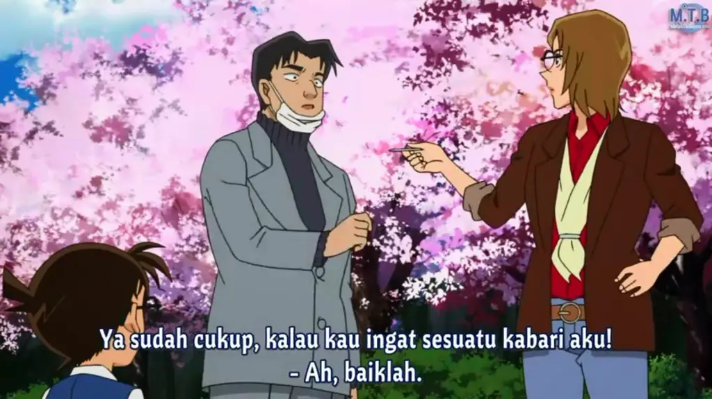 Berbagai pilihan subtitle untuk Detective Conan