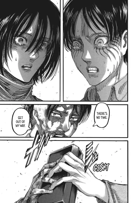 Gambar berbagai teori penggemar mengenai Shingeki no Kyojin chapter 136