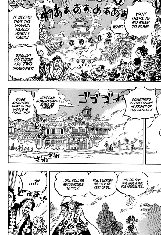 Teori-Teori One Piece Chapter 1051: Gambar yang menampilkan berbagai teori penggemar mengenai chapter tersebut