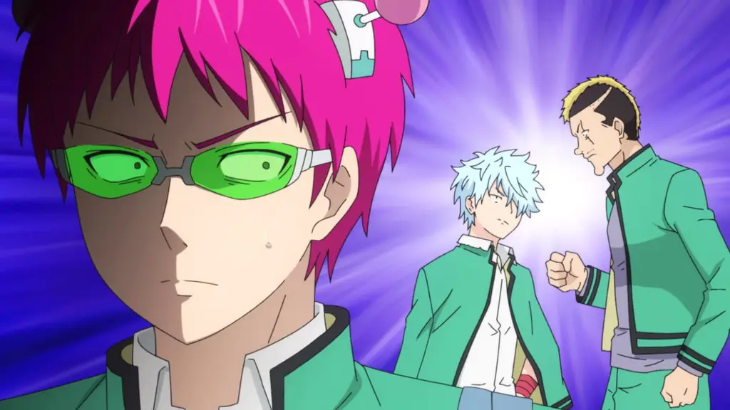 Gambar The Disastrous Life of Saiki K, anime komedi supranatural dengan karakter utama yang memiliki kekuatan psikis.