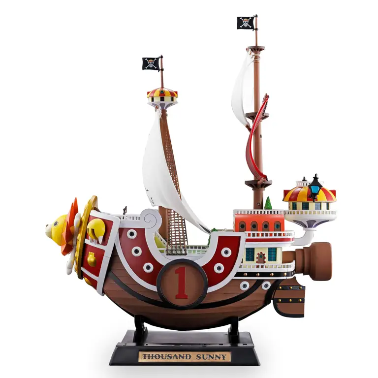 Thousand Sunny, kapal andalan kru Topi Jerami Gambar kapal Thousand Sunny