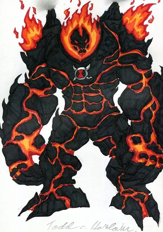 Gambar transformasi Ben 10 menjadi Four Arms, Wildmutt, dan Heatblast