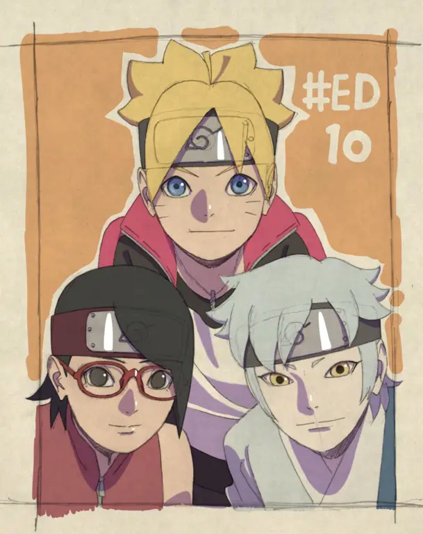 Tim 7 Boruto dalam sebuah misi